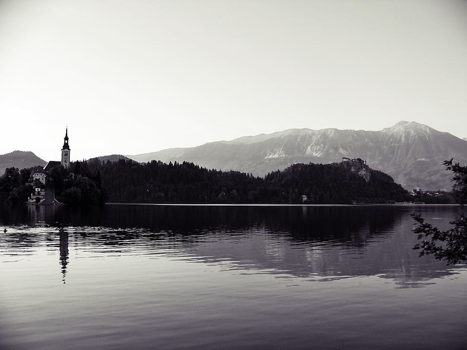 lake, lake bled, the gorenjska region, karawanken, slovenia