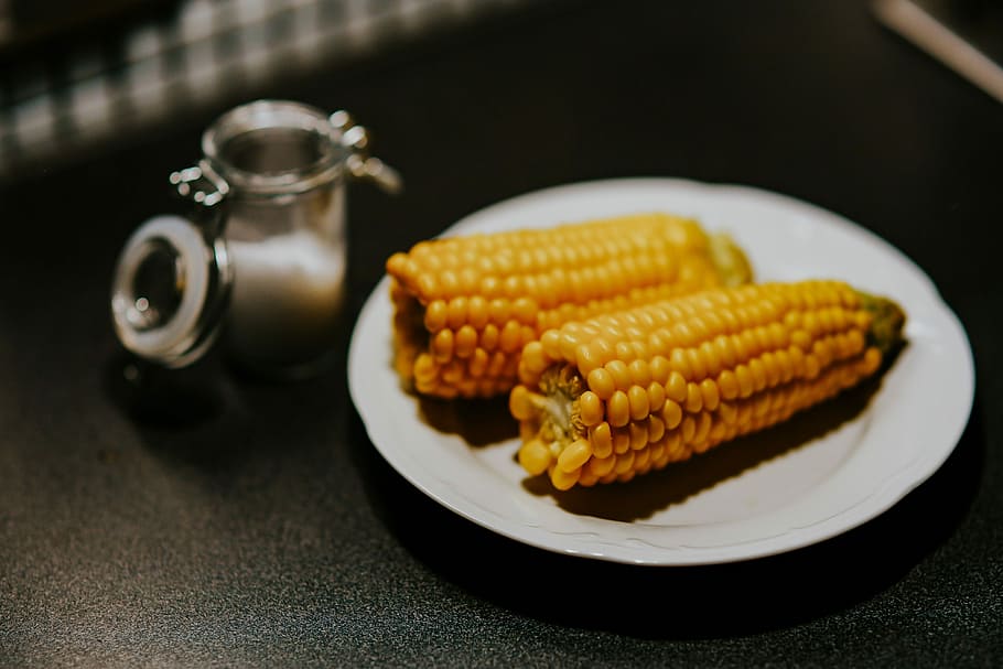 Corncobs, yellow, cooking, cereal, maize, food, vegetable, freshness HD wallpaper