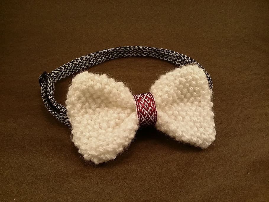 Bow Tie, Knitted, Bow, Tie, Fashion, winter, gift, handmade HD wallpaper