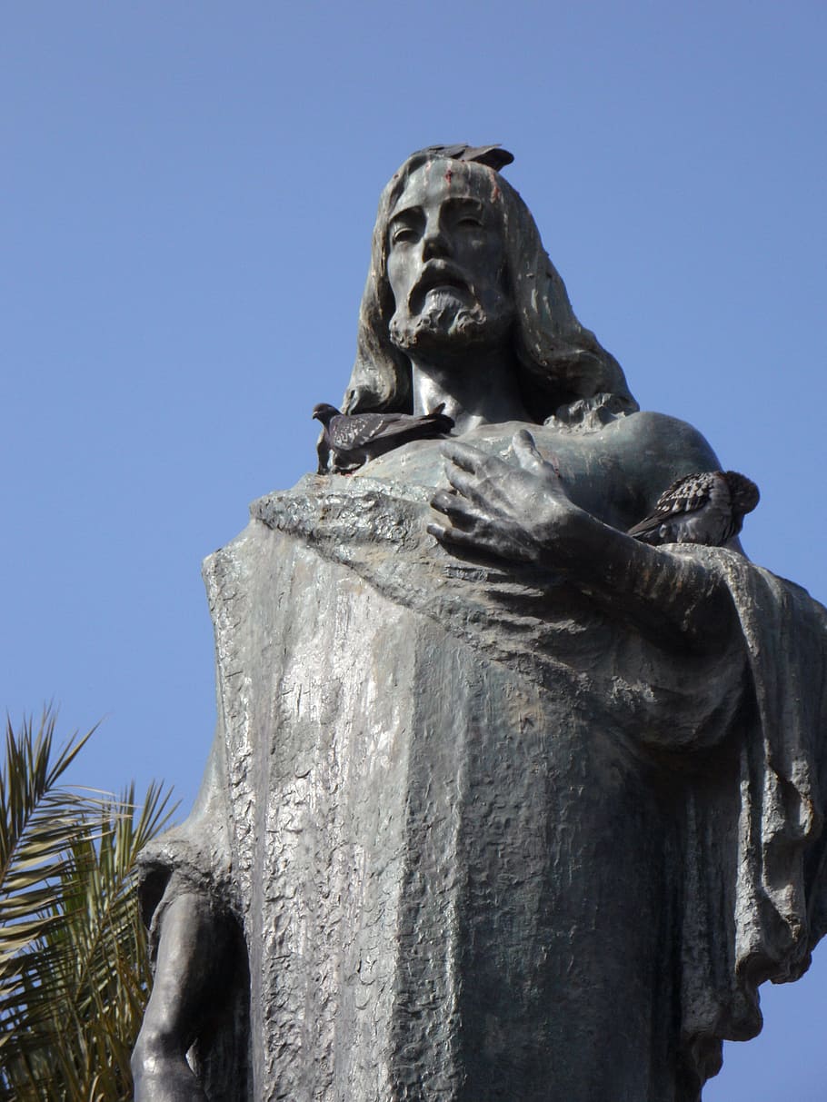 Jesus, Statue, Figure, Holy, christianity, sculpture, jesus christ HD wallpaper