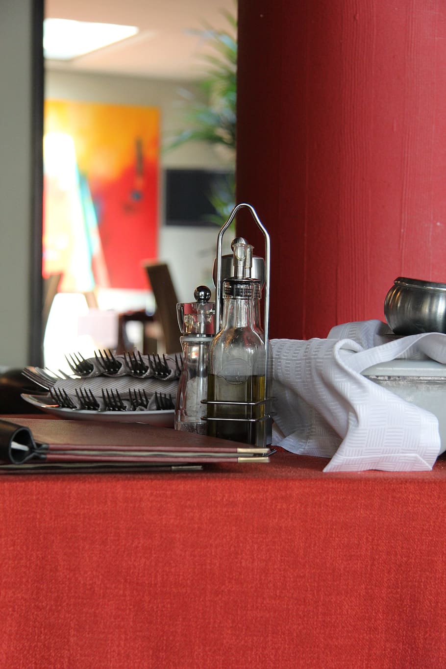 Restaurant, Ambience, Enjoy, feasting, drink, eat, meals, red HD wallpaper