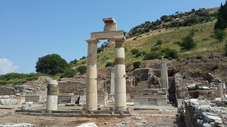 efes, turkey, ephesos, selçuk, aydin, archaeology, old Ruin, HD wallpaper