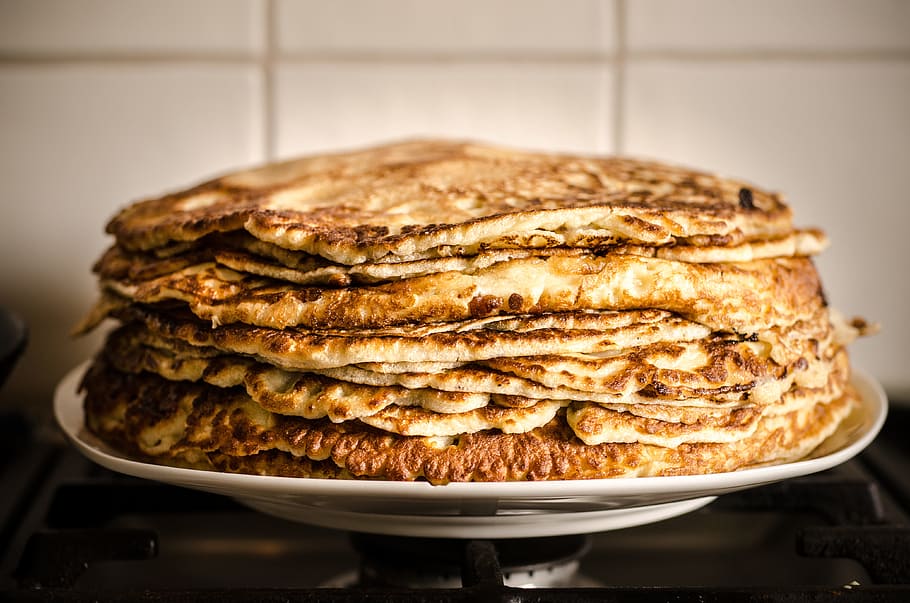 food, stack, dessert, pancakes, wafers, waffles, food and drink HD wallpaper