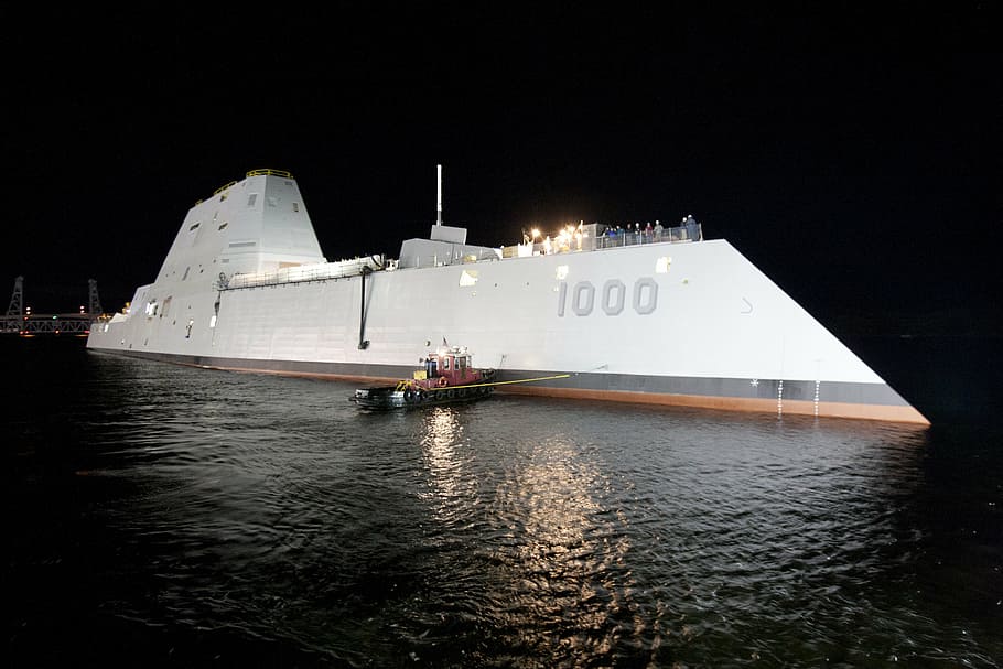 ship, navy, launch, dry dock, destroyer, usa, floated, sail HD wallpaper