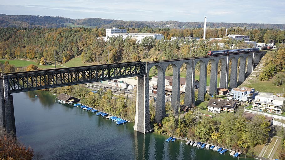 waters, bridge, river, dam, reservoir, built structure, architecture HD wallpaper