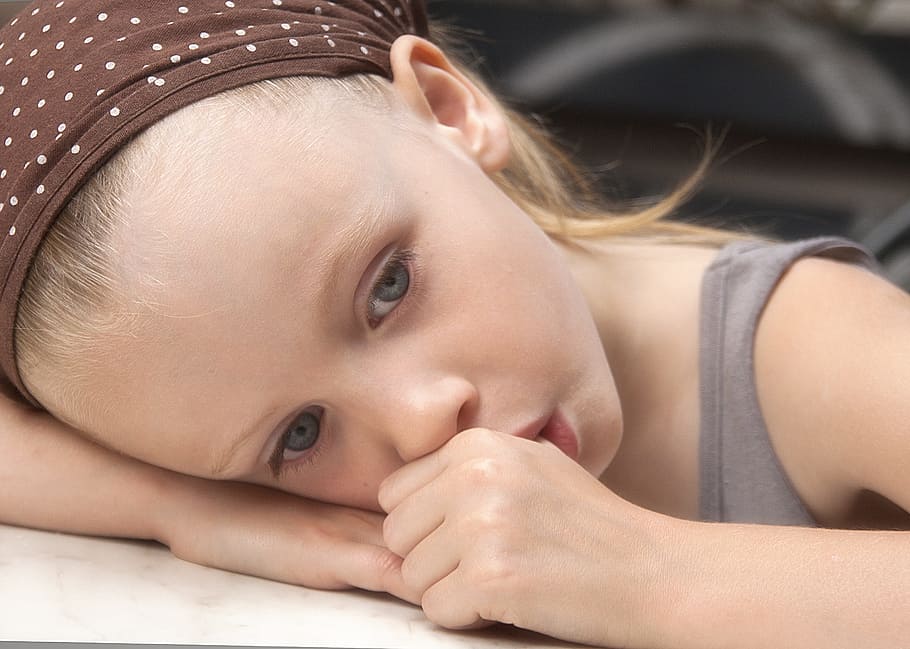 Child, Rest, Face, one person, portrait, looking at camera HD wallpaper