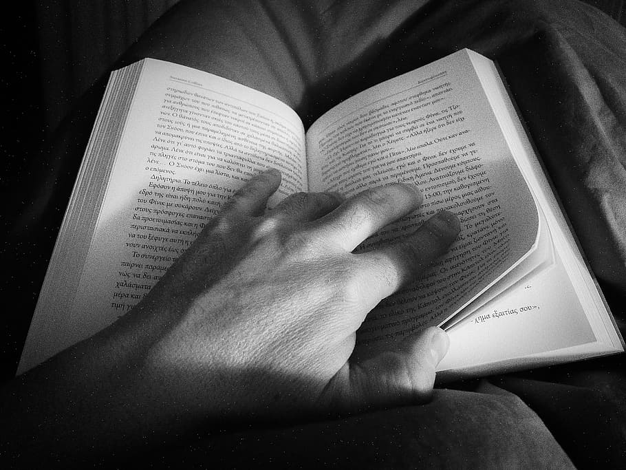 book, hand, reading, learning, study, literature, publication HD wallpaper