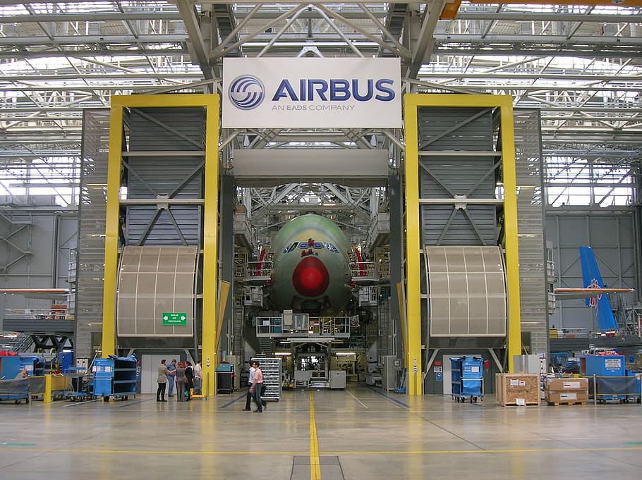 airbus, production, completion, aircraft, assemble, factory, HD wallpaper