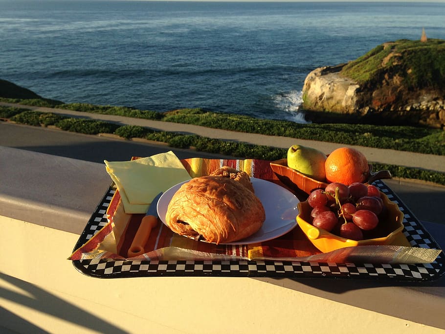 Santa Cruz, California, Breakfast, Ocean, coastline, tourism, HD wallpaper