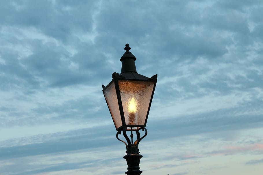 HD wallpaper: lamp, lamp post, lantern, illumination, streetlight