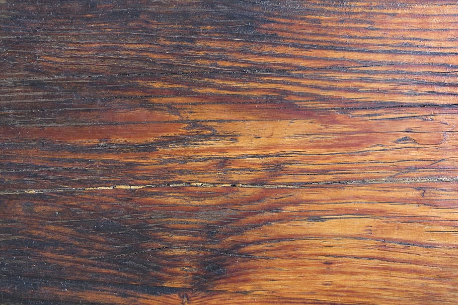 brown and black wooden board, table, desk, backgrounds, striped HD wallpaper