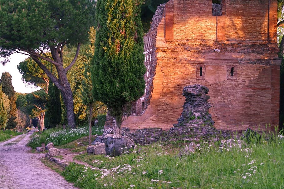 HD wallpaper: Appia, Rome, Roman, History, appia antica, landmark, park ...