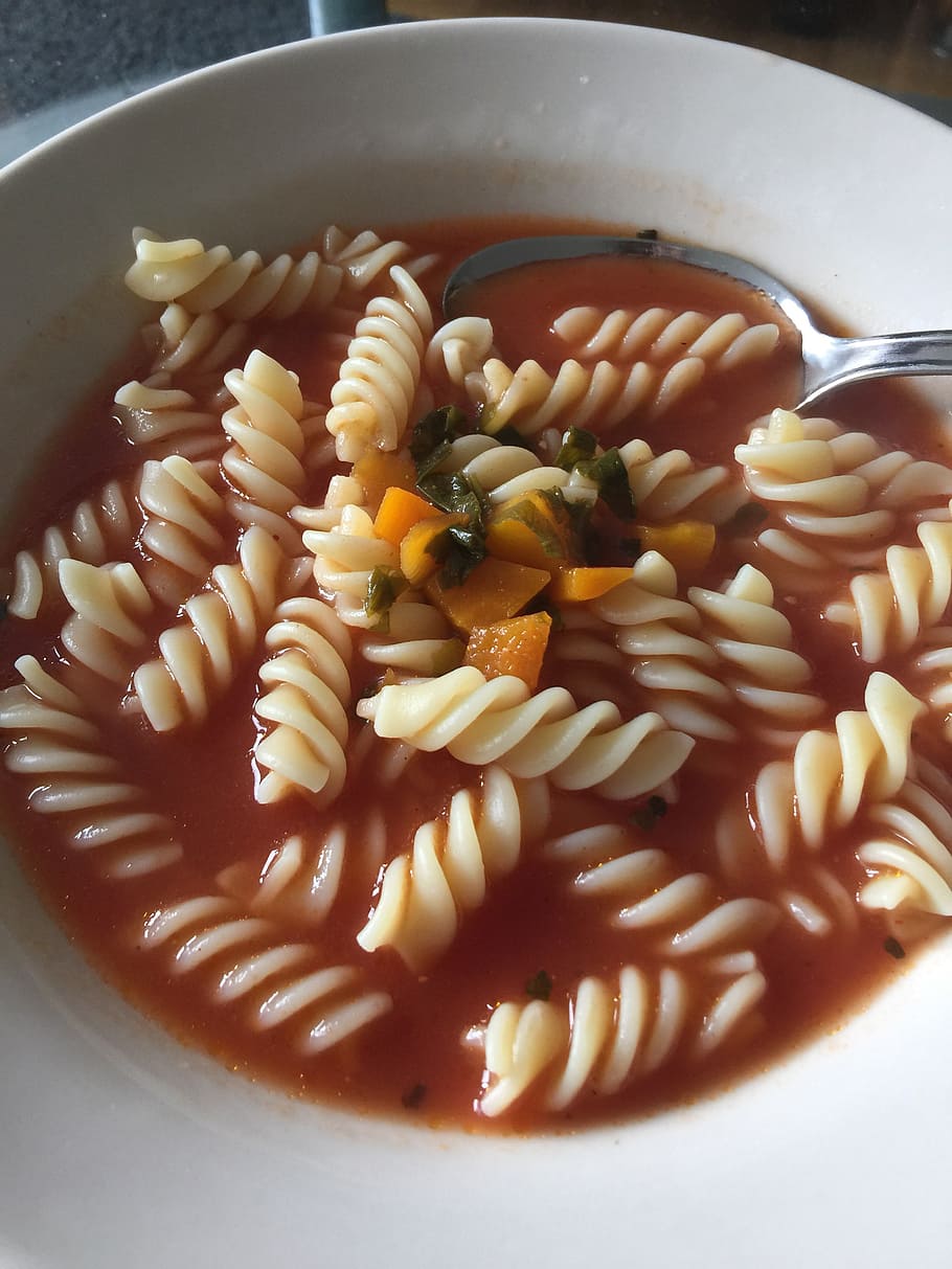 soup, dinner, eating, kitchen, pasta, hot, the bowl, cook, zupka chińskaho HD wallpaper