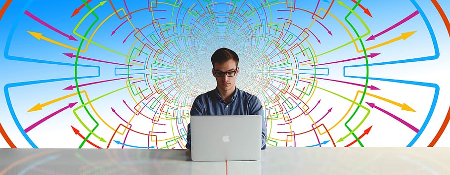 man using Apple MacBook, entrepreneur, start, start up, career, HD wallpaper