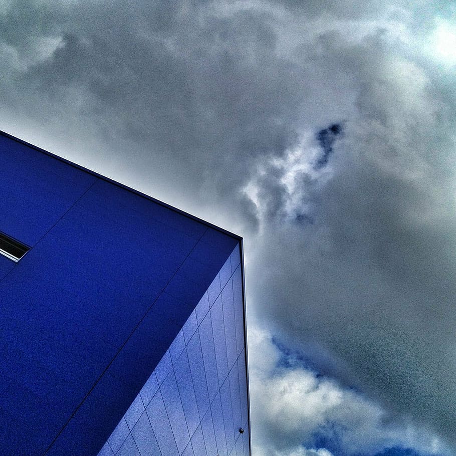 sky, blue, abstract, architecture, building Exterior, built Structure HD wallpaper
