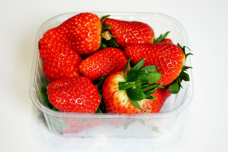 strawberries, strawberry bowl, sweet, red, delicious, ripe