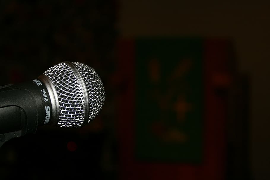 rule of thirds photography of microphone, technology, input device HD wallpaper
