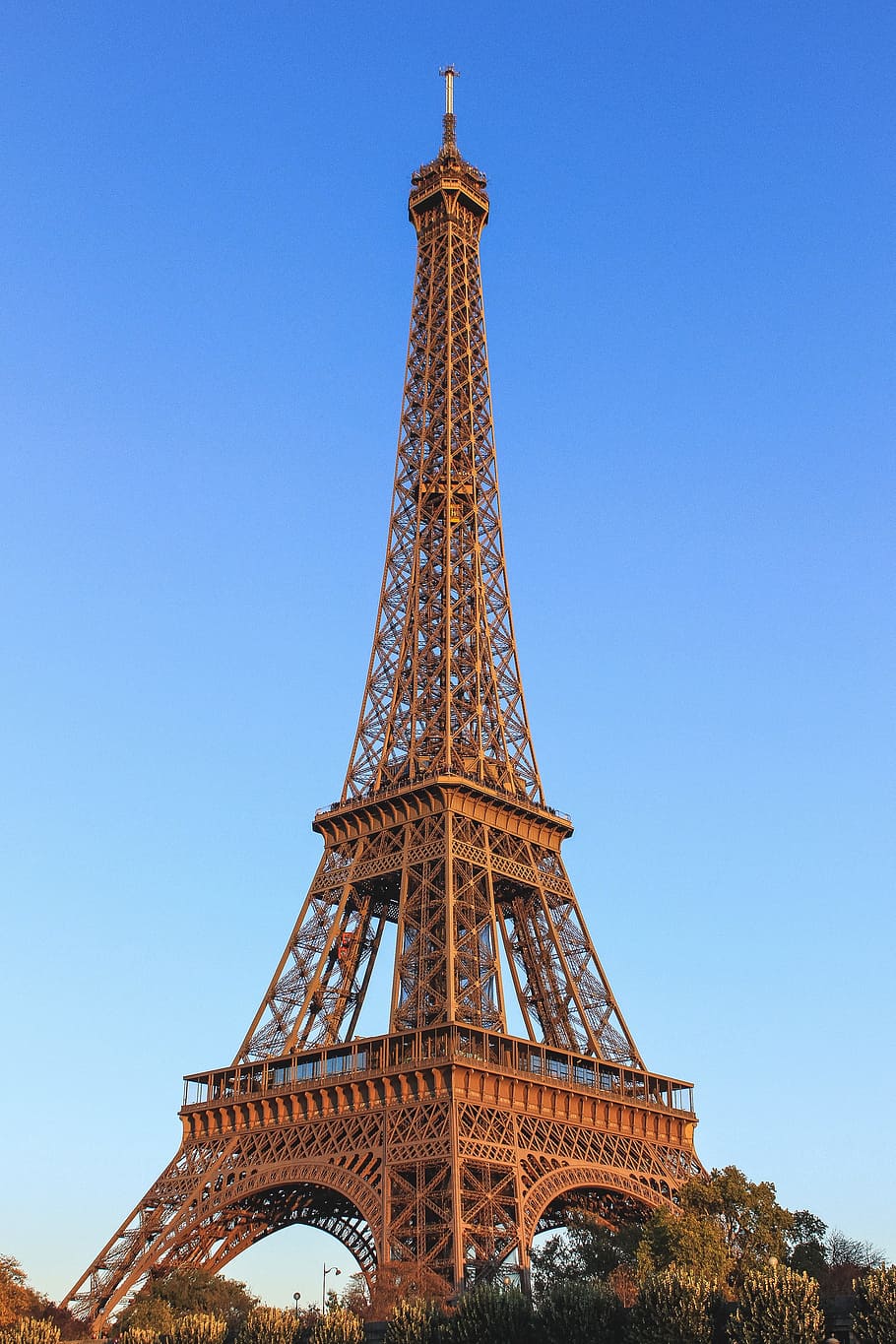Eiffel Tower, Paris, Eiffel tower, Paris, trees, monument, tall building HD wallpaper
