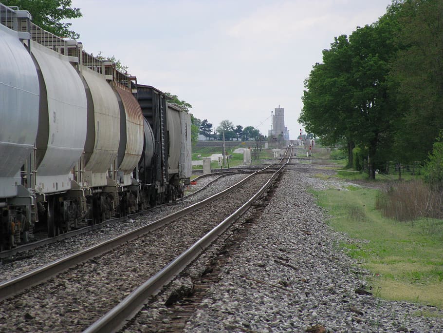 train, railroad, track, railway, rail transportation, railroad track HD wallpaper