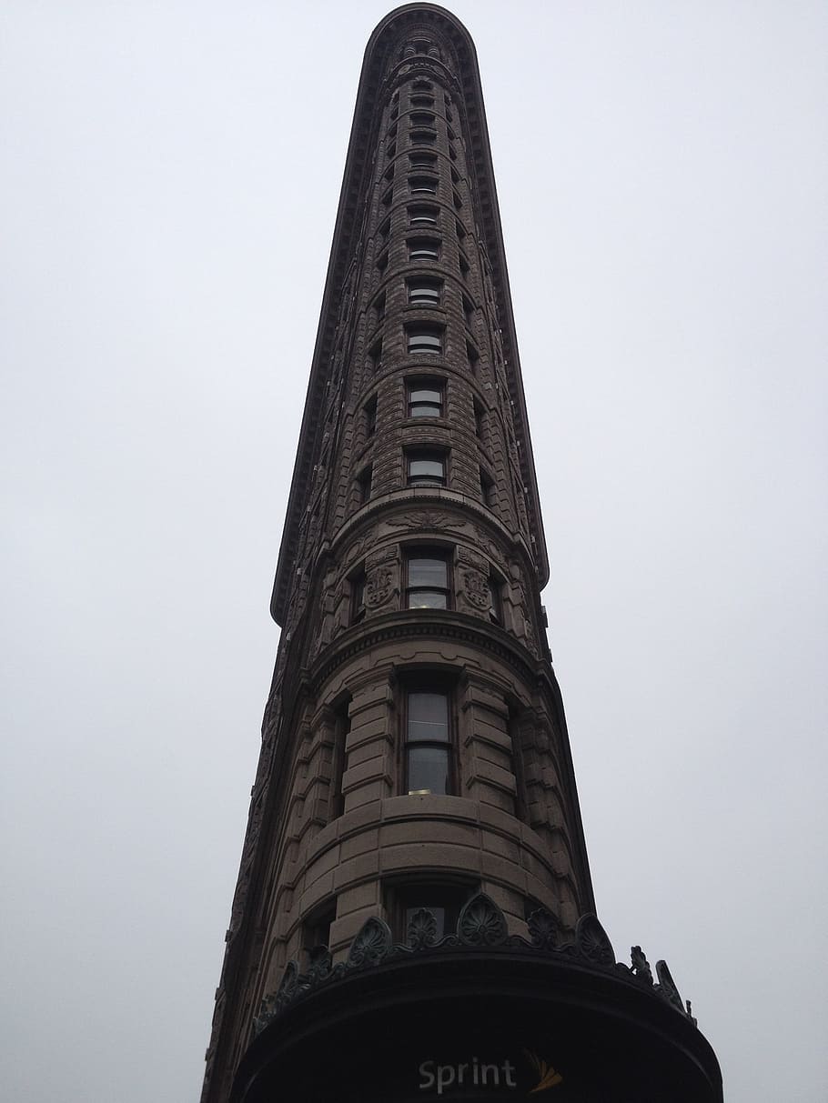 new york, iron flat, skyscraper, building, gratte ciel, architecture HD wallpaper