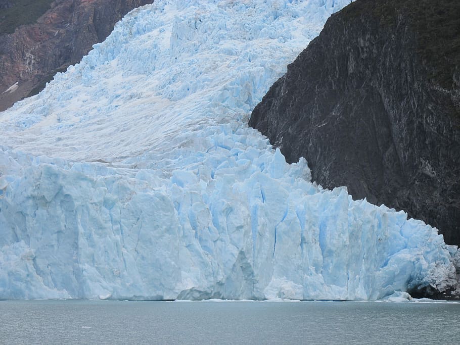 Glacier, Ice, Ice, Cold, Cold, Winter, Snow, glacial, frozen river HD wallpaper
