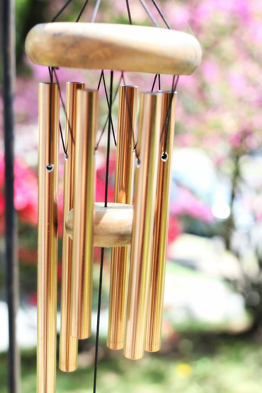 Wind, Chime, hanging, focus on foreground, outdoors, no people HD wallpaper