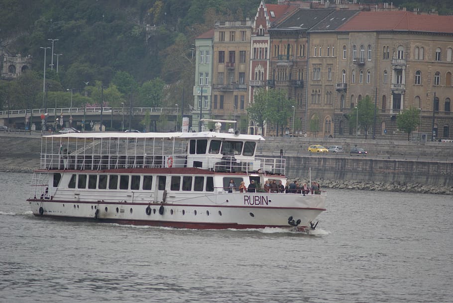budapest, boat, danube, water, nautical vessel, architecture HD wallpaper