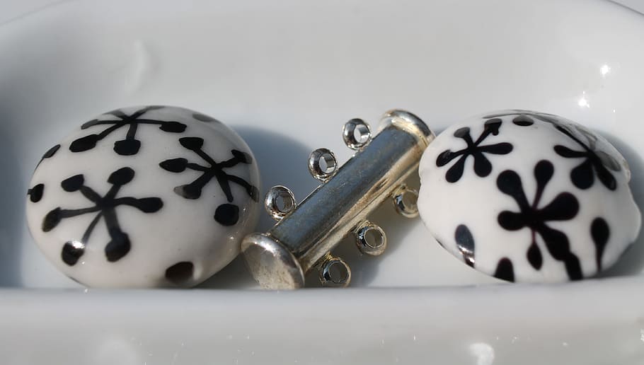 art, craft, beads, white, black, silver, pattern, color therapy HD wallpaper