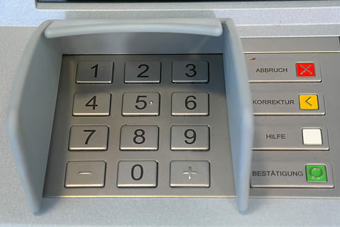 ATM Machine Keypad, keyboard, public domain, technology, business HD wallpaper