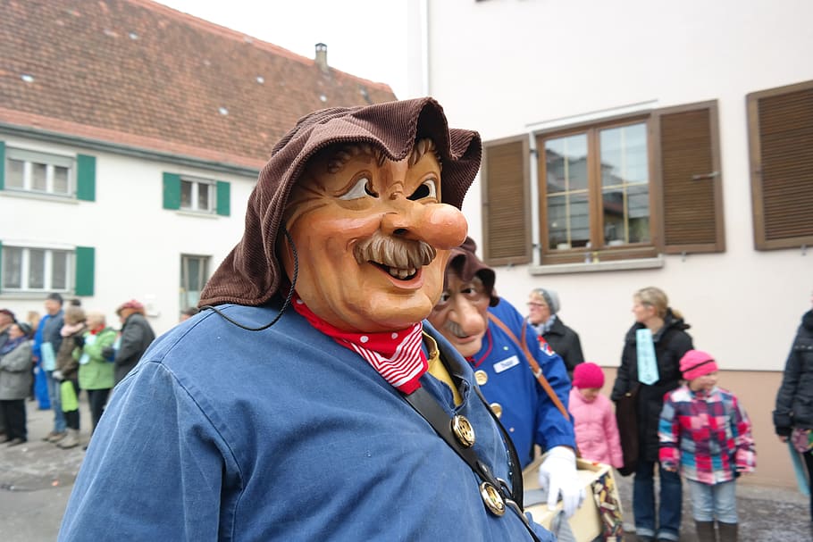 Carnival, Mask, Bauer, Panel, Masks, street carnival, move HD wallpaper