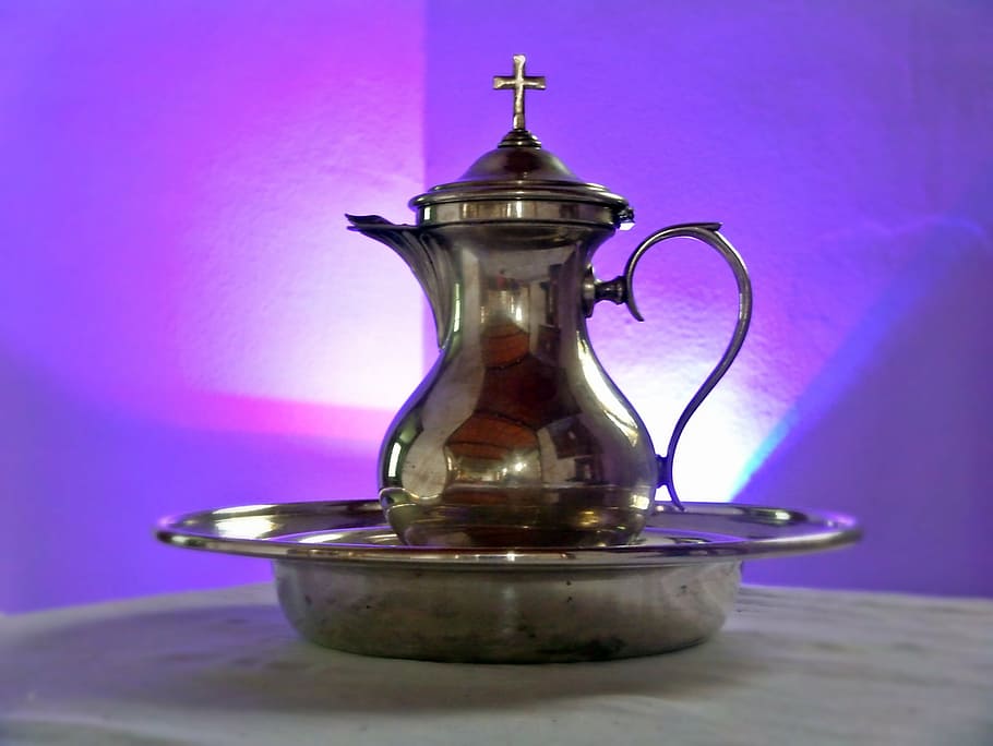 baptism, baptism tableware, purple, no people, household equipment HD wallpaper