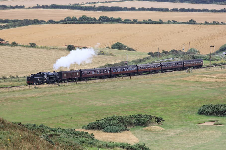 train, steam, steam train, old train, locomotive, transportation HD wallpaper