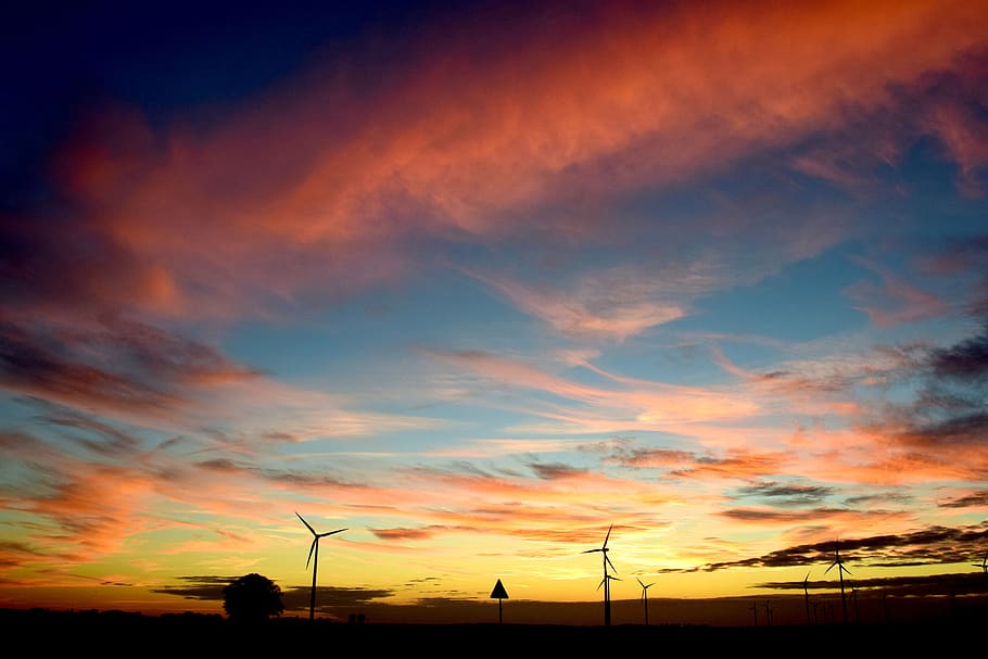 sunset, sky, dusk, panorama, dawn, cloud - sky, silhouette HD wallpaper