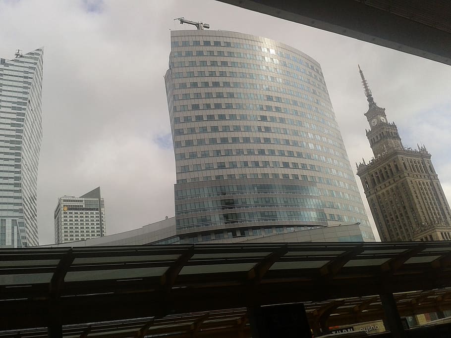 warsaw, poland, building, built structure, building exterior HD wallpaper