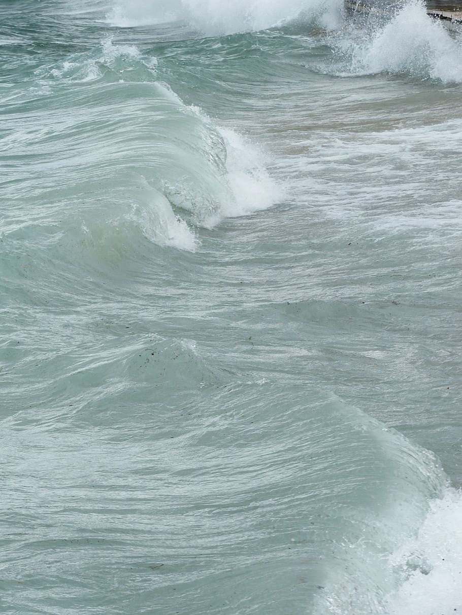 wave, water, inject, head, sea, motion, beauty in nature, sport HD wallpaper