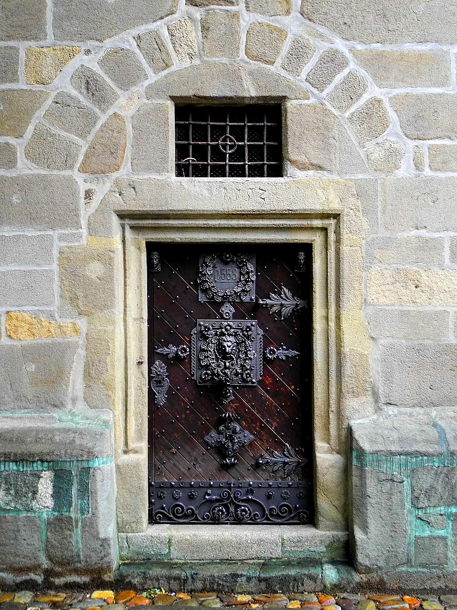 Door, Old, Architecture, Gateway, entrance, old building, church HD wallpaper