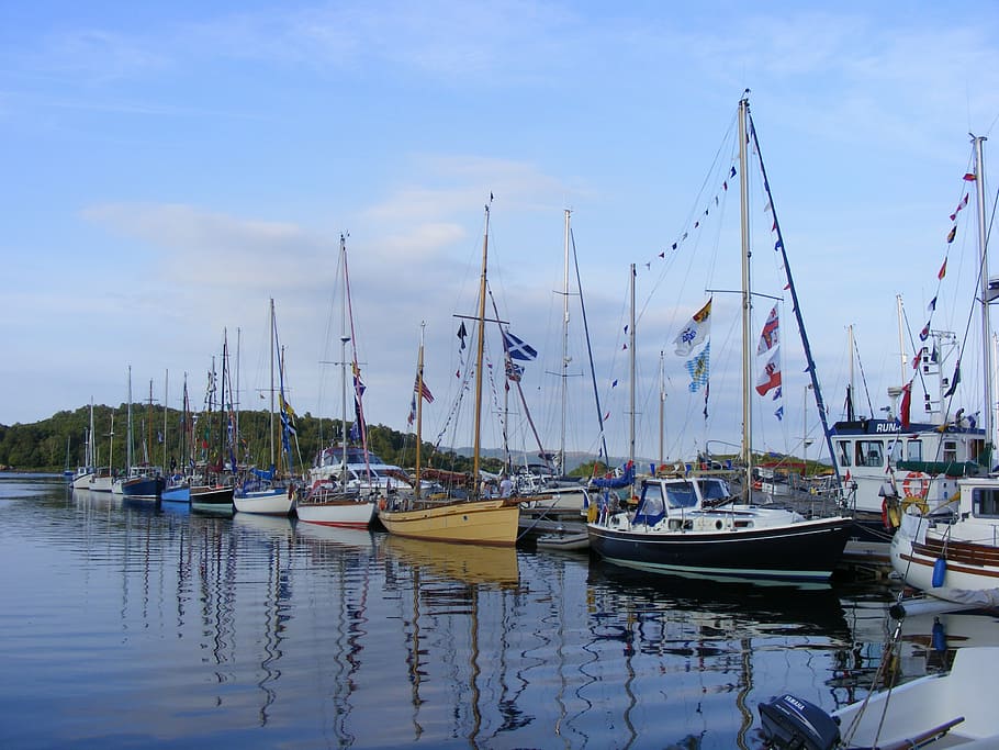 tarbert, classic, boats, nautical vessel, transportation, mode of transportation HD wallpaper