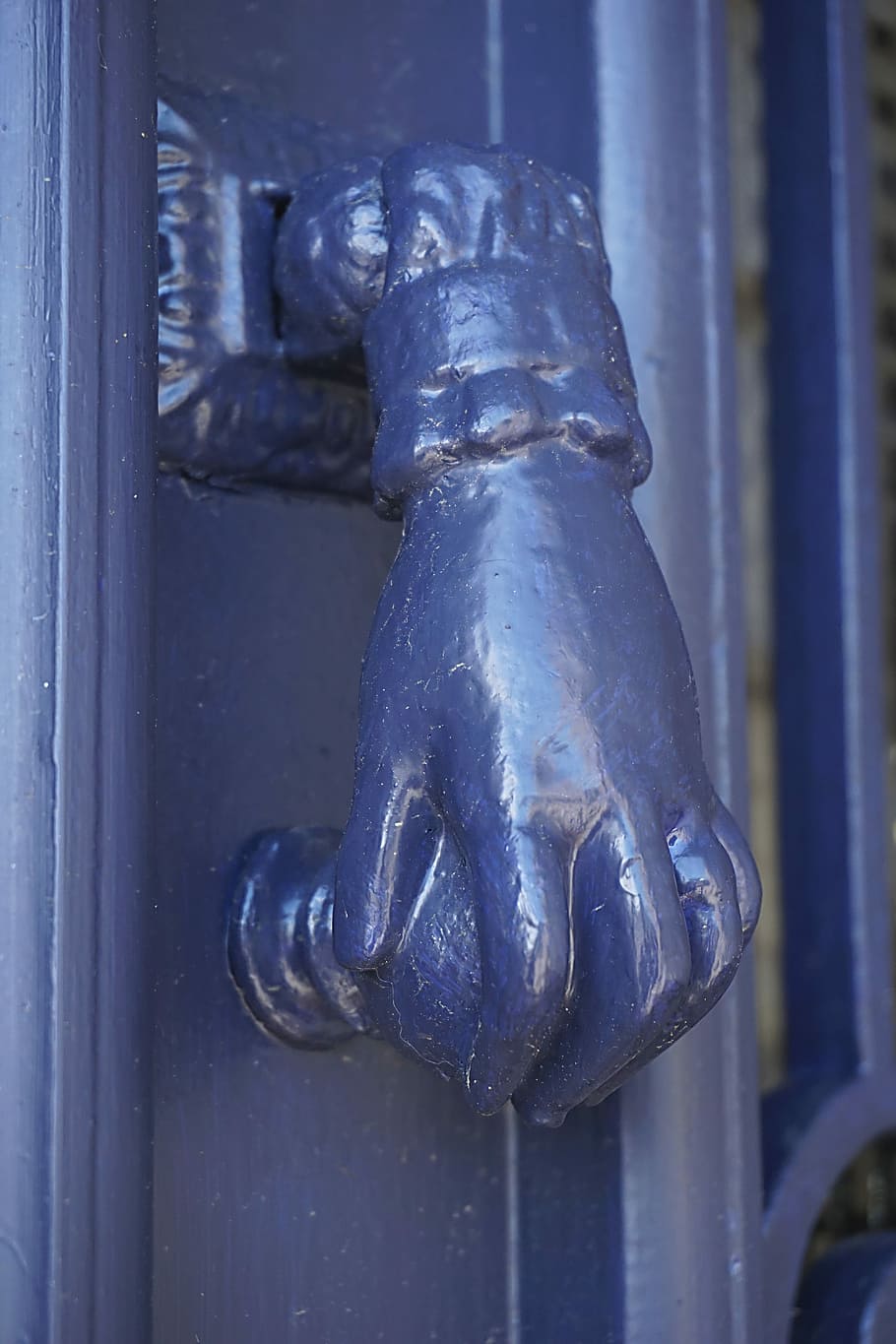 Knocker, Handle, Metal, urban design, door, city, entée, color HD wallpaper