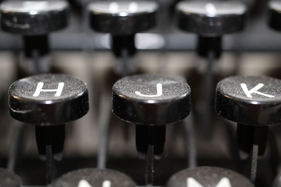 typewriter, art, keyboard, technology, equipment, close-up HD wallpaper
