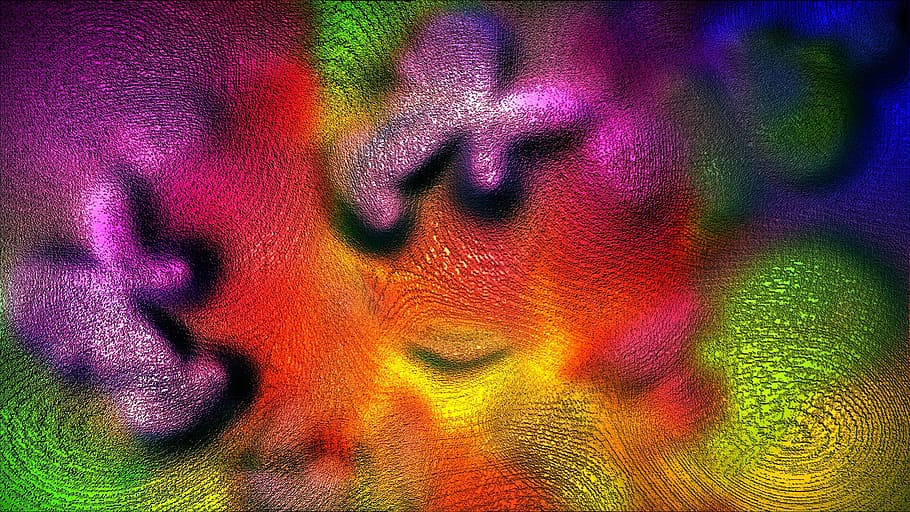 Colorful, Background, extremely, art, neon, human body part HD wallpaper