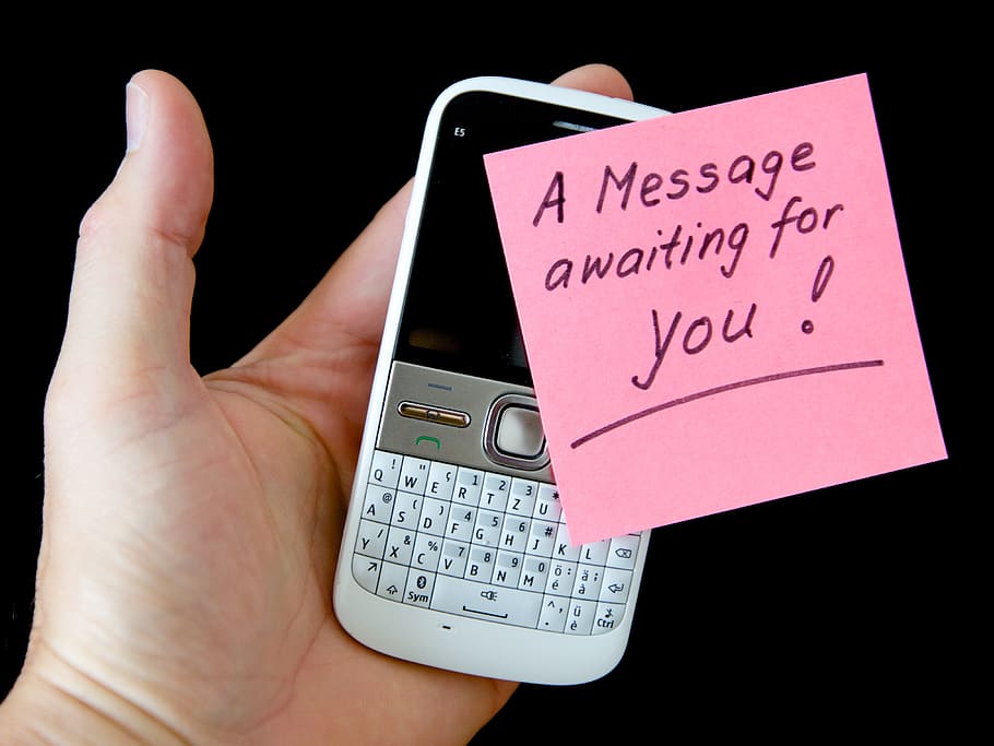 hand, mobile, note, list, embassy, message, for you, human hand HD wallpaper