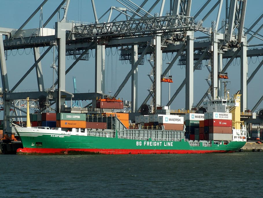 Bg, Antwerp, Ship, Vessel, Freight, Cargo, bg antwerp, logistics, HD wallpaper