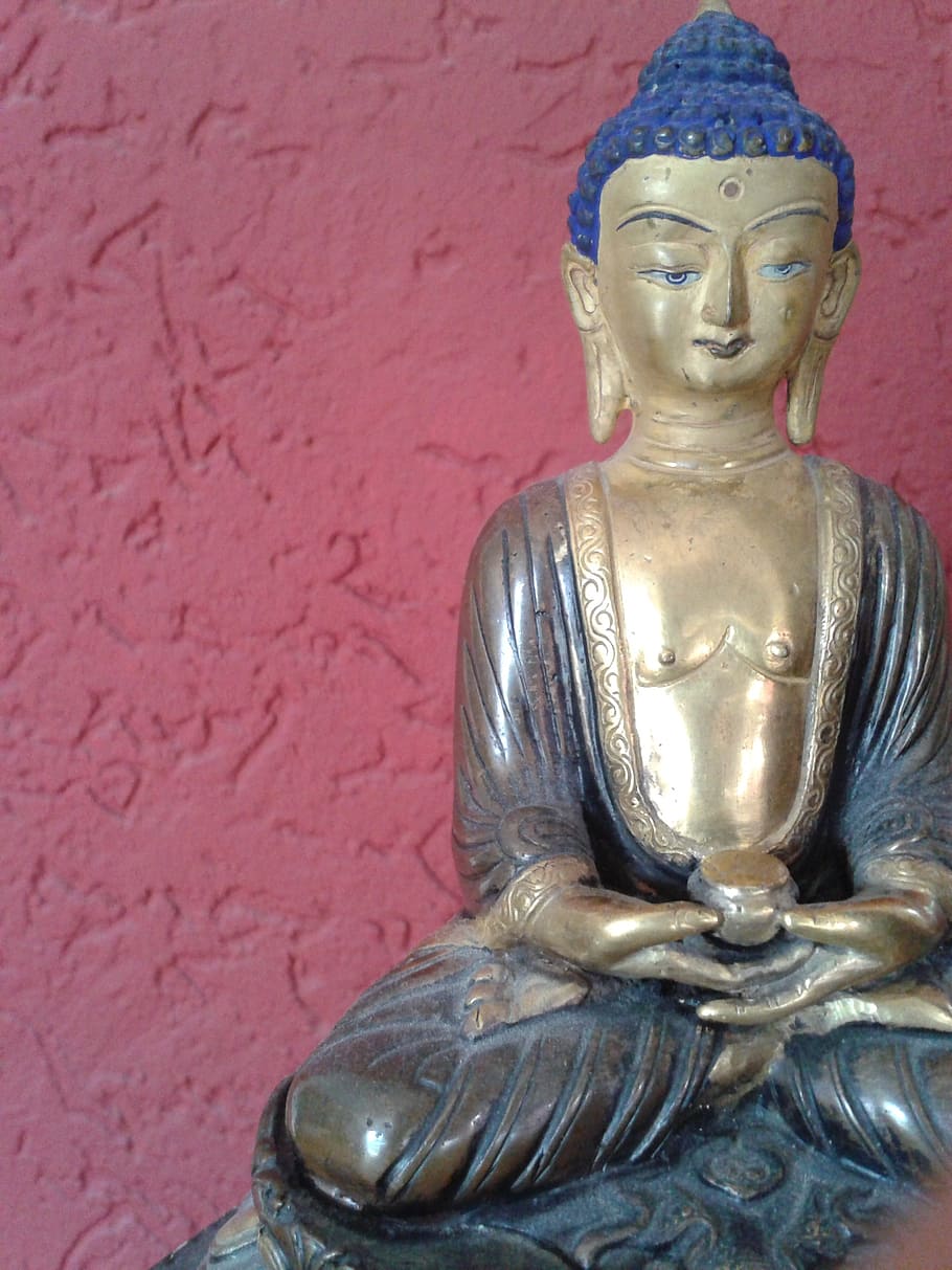 buddha, figure, statue, orient, sculpture, asia, meditation HD wallpaper
