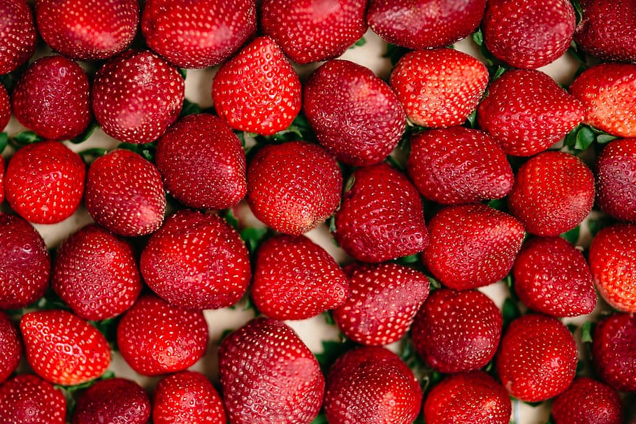 Fresh Strawberries, fruits, healthy, red, food, freshness, ripe, HD wallpaper