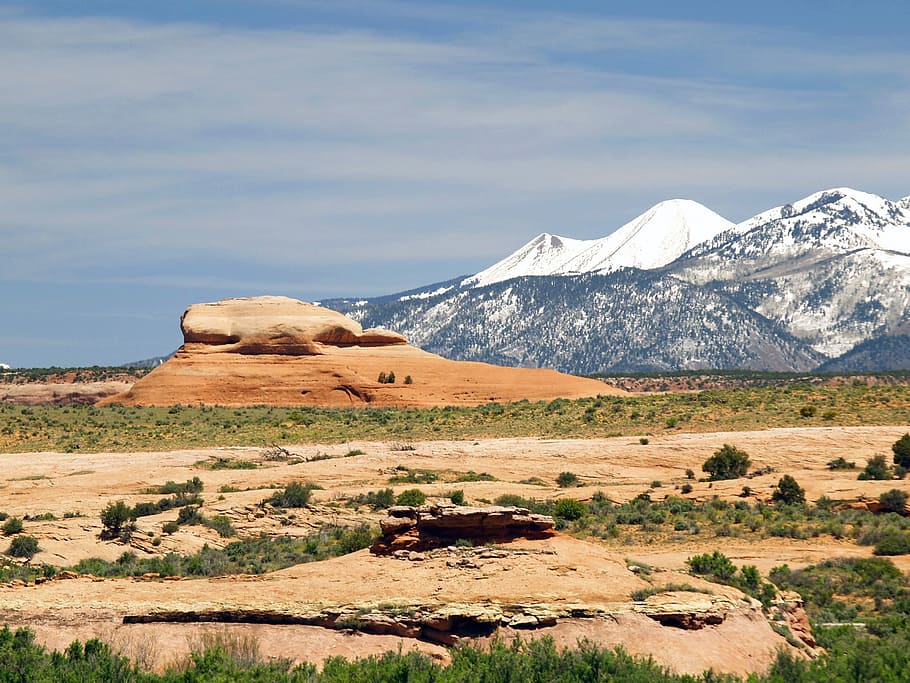 Mountains, Utah, Landscape, Wilderness, scenery, natural, outdoor HD wallpaper