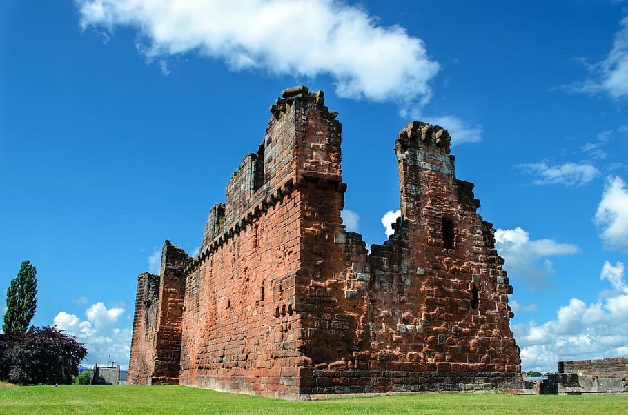 ruins, castles, old, architecture, history, strength building HD wallpaper