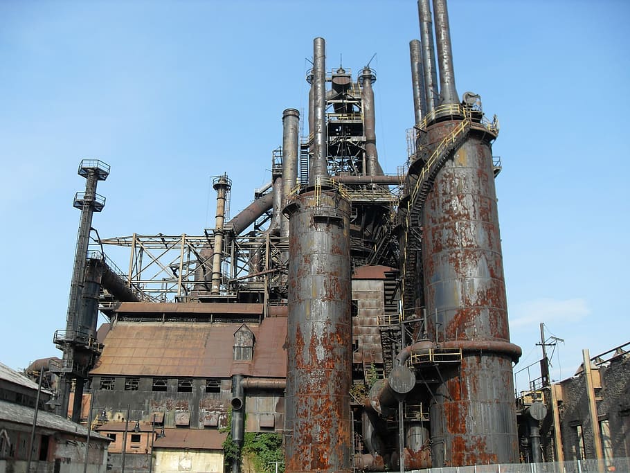 Industry, Old, Bethlehem, Steel, pennsylvania, factory, day