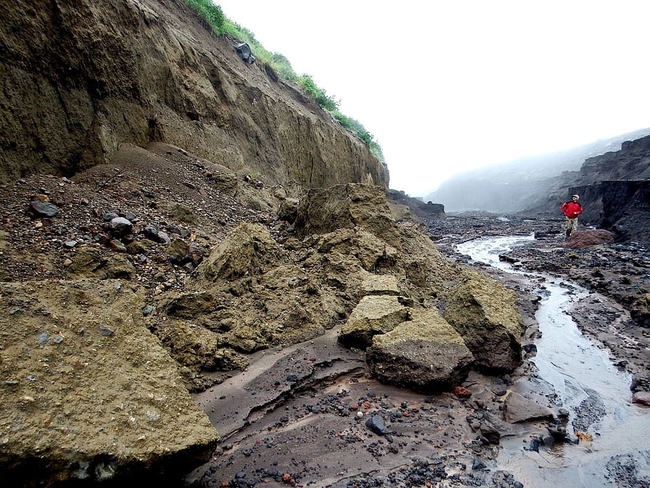 element, ravine, fault, rinse, selle, scree, cyclone, precipitation HD wallpaper