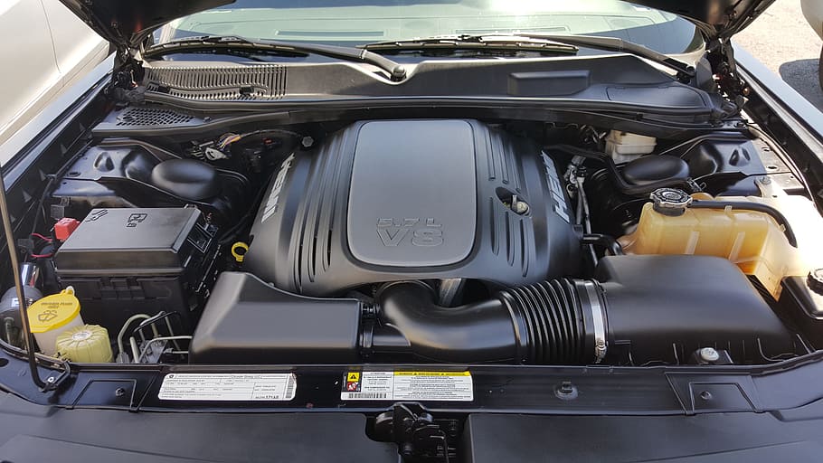black and grey vehicle engine, Car Engine, Motor, Vehicle, auto HD wallpaper