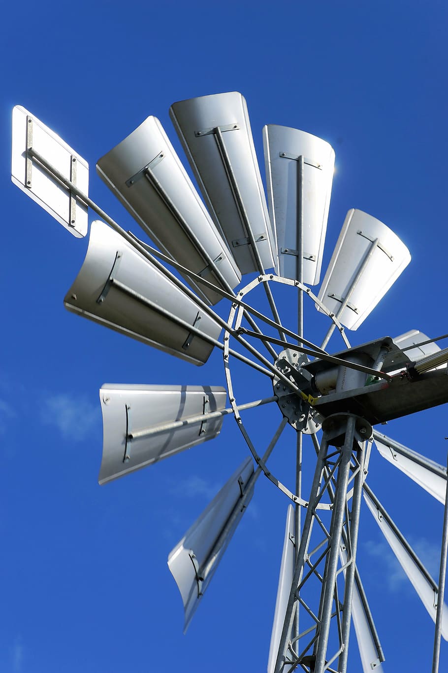 windmill, wind power, wing, environmental technology, water pump HD wallpaper